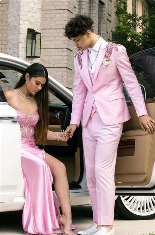 Pink Prom Suit
