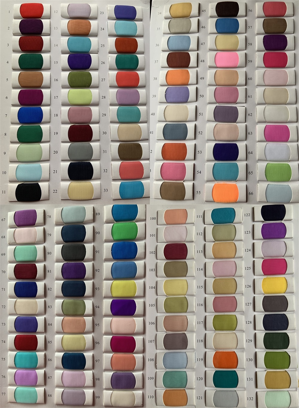 Tull Fabric Color Card